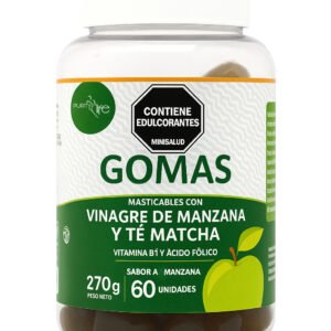 Gomas Vinagre Manzana Y Té Matcha | 60 Unidades